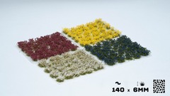 Gamers Grass Wild Flowers Tuft Set - Wild